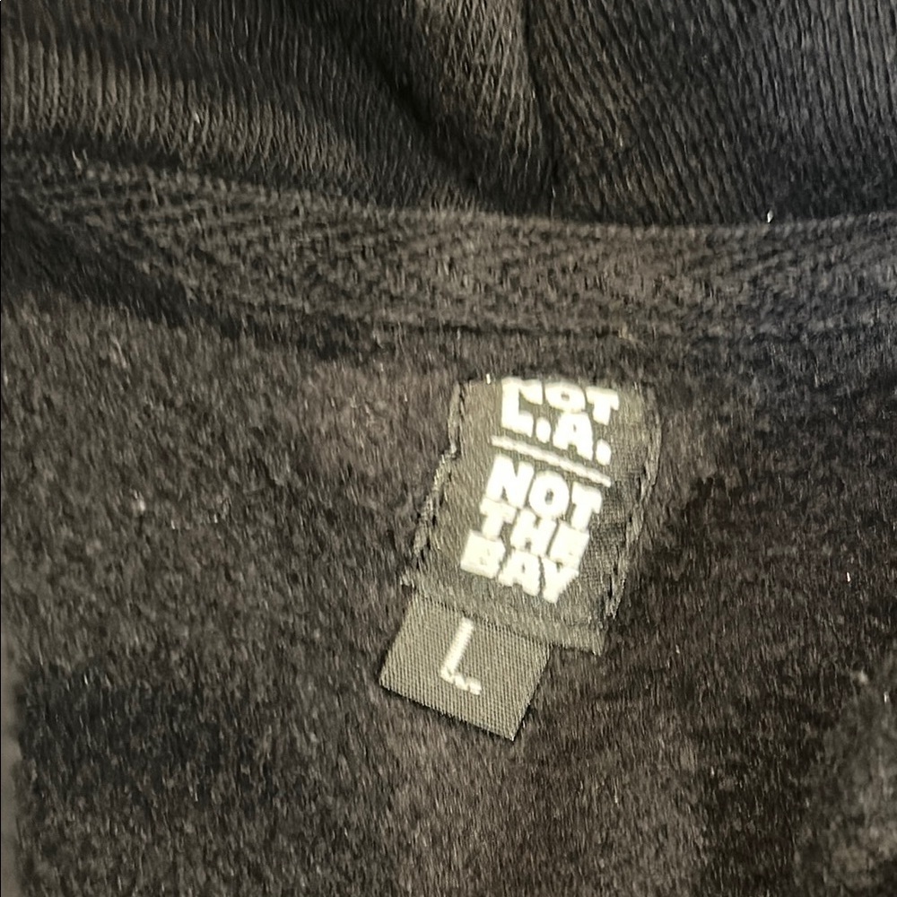 Not L.A. Not the Bay Sz Large Signature Sweatshirt Hoodie Pullover - Picture 7 of 10